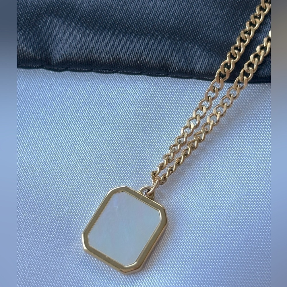 🔥NWOT 18k Gold Plating Necklace Stainless Steel Base Waterproof Tarnish Free